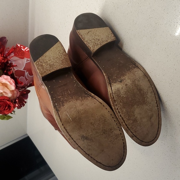 Wms FRYE extended calf leather riding boots (sz 7B) - Picture 8 of 10